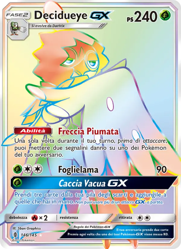 Decidueye GX #146 — Guardiani Nascenti