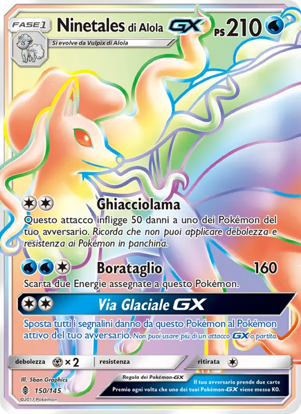 Ninetales di Alola GX #150
