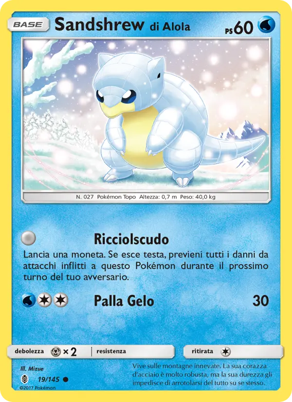 Alolan Sandshrew #19