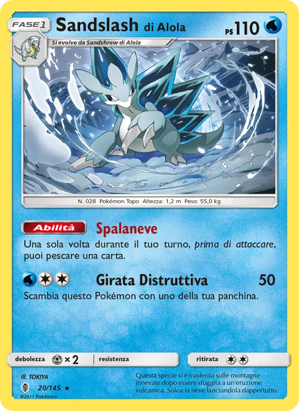 Sandslash di Alola #20