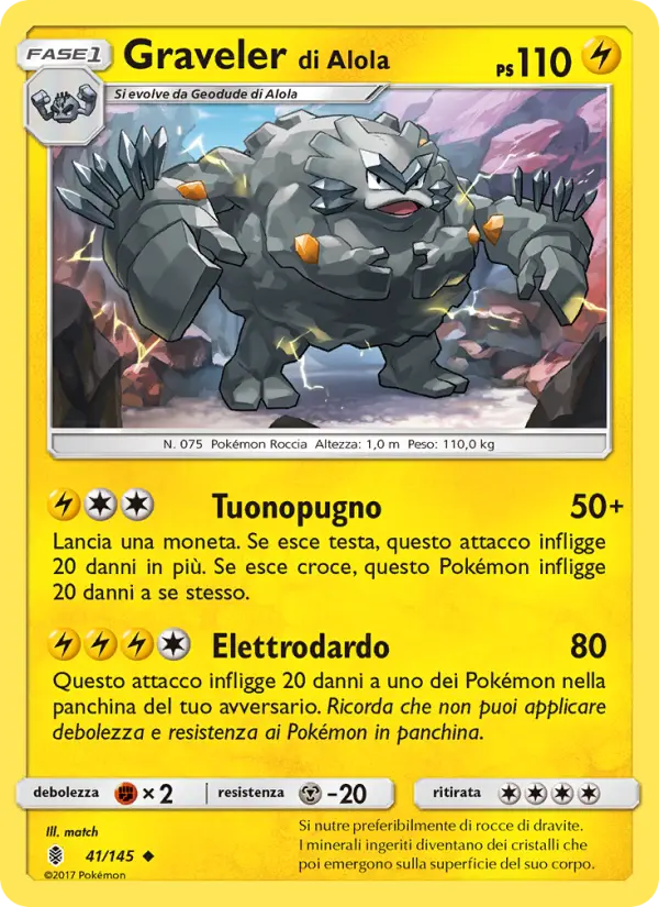 Graveler di Alola #41