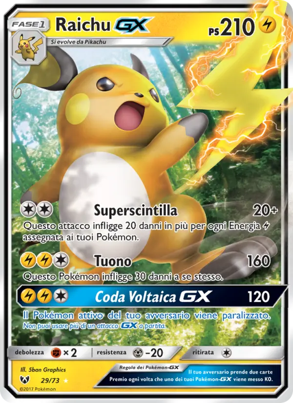 Raichu GX #29