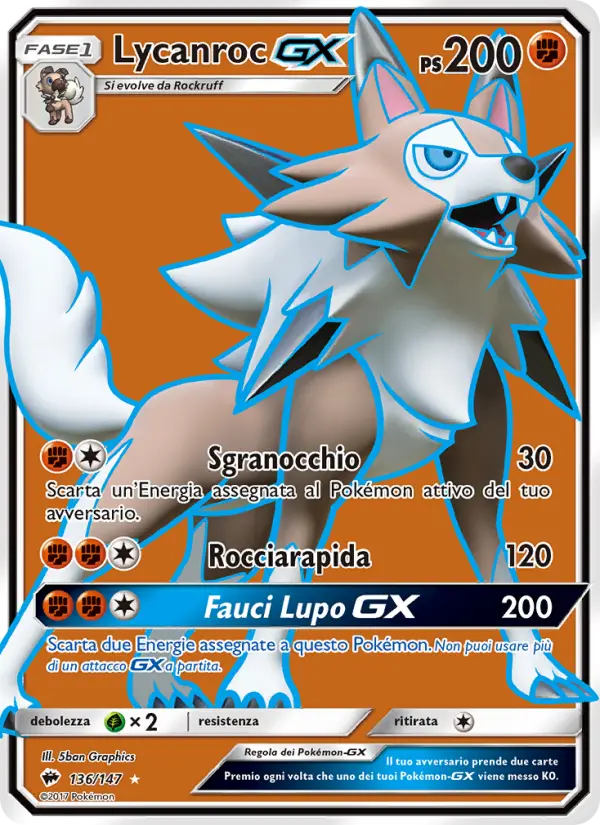 Lycanroc GX #136