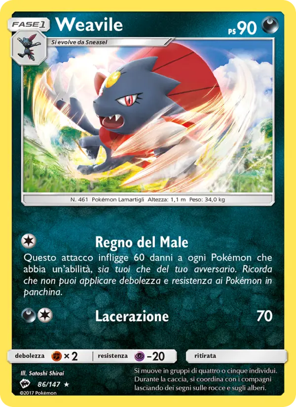 Weavile #86