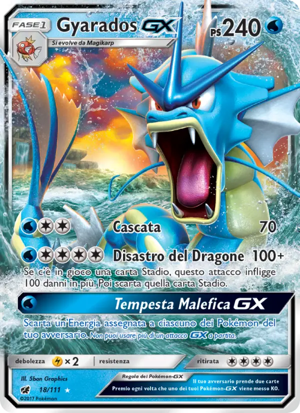 Gyarados GX #18