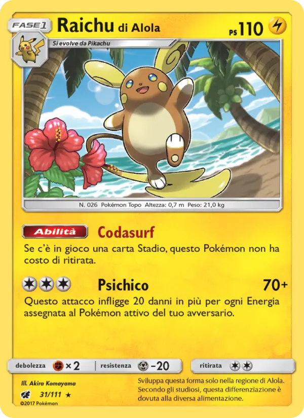 Alolan Raichu #31