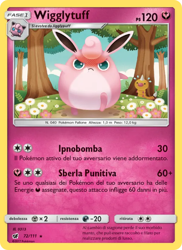 Wigglytuff #72 — Invasione Scarlatta (Reverse Holo)