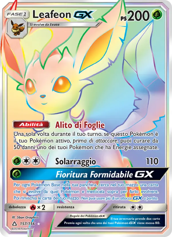 Leafeon GX #157