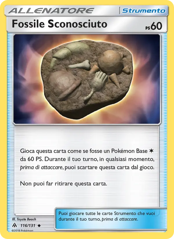 Fossile Sconosciuto #116