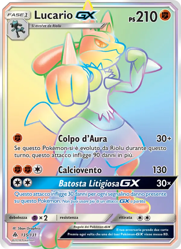 Lucario GX #135
