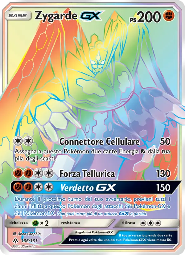 Zygarde GX #136 — Apocalisse Di Luce