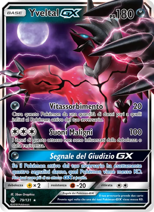 Yveltal GX #79 — Apocalisse Di Luce