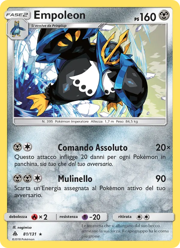 Empoleon #81 — Apocalisse Di Luce (Reverse Holo)