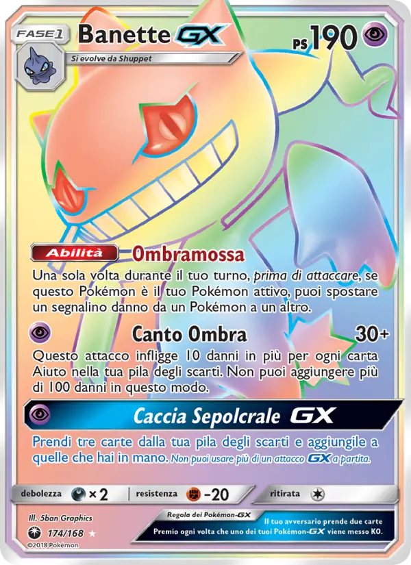 Banette GX #174 — Tempesta Astrale
