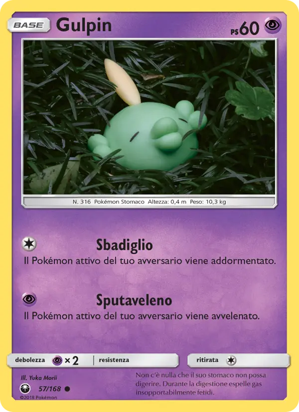 Gulpin #57 — Tempesta Astrale (Reverse Holo)