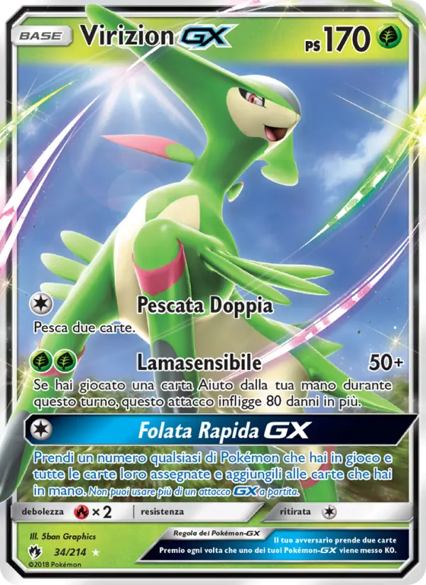 Virizion GX #34