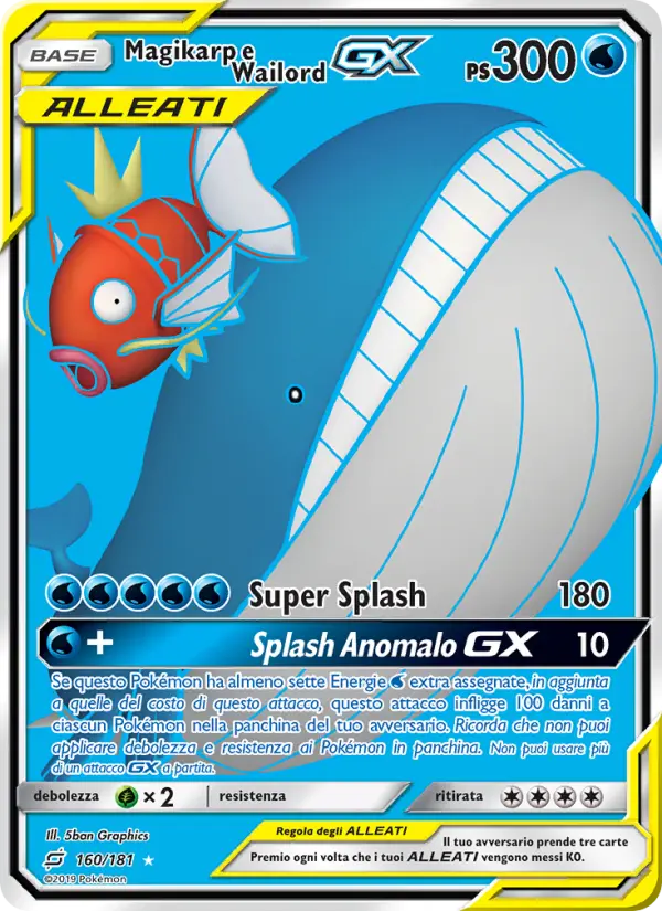 Magikarp e Wailord GX #160
