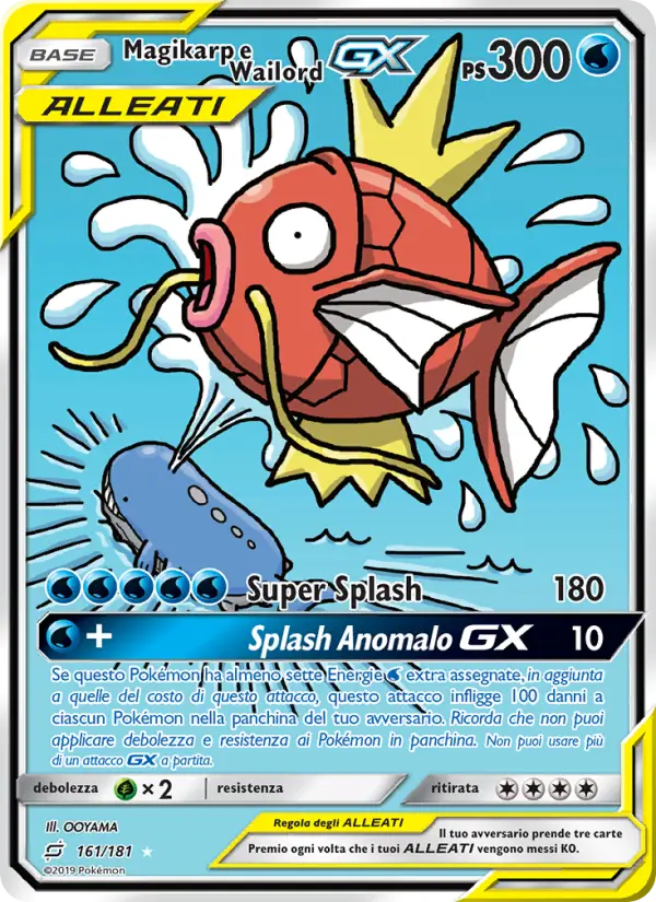Magikarp e Wailord GX #161