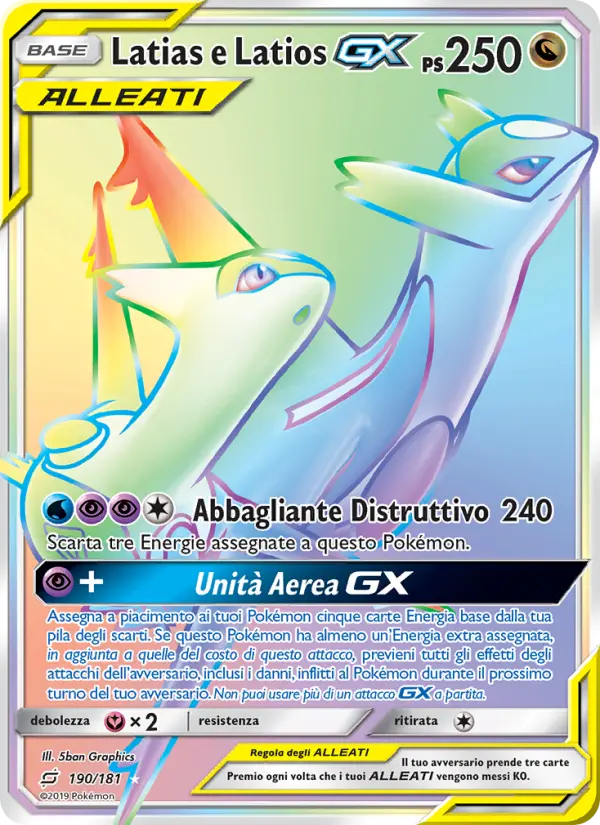 Latias e Latios GX #190