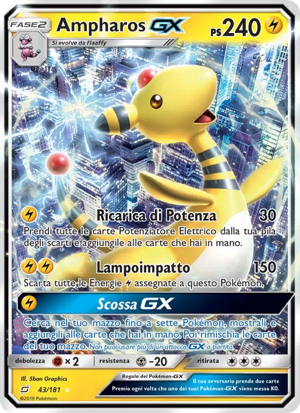 Ampharos GX #43