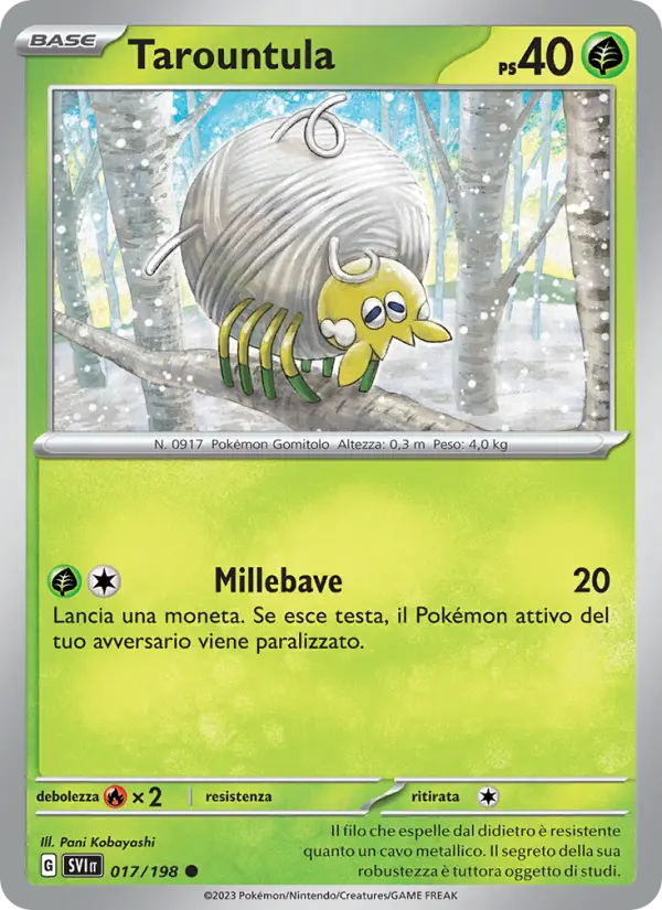 Tarountula #017 — Scarlatto e Violetto (Reverse Holo)