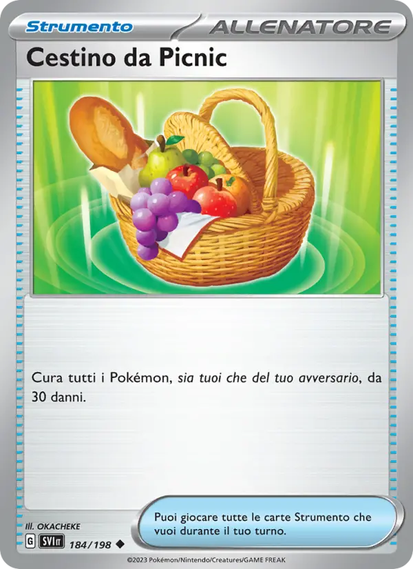 Cestino da Picnic #184 — Scarlatto e Violetto (Reverse Holo)