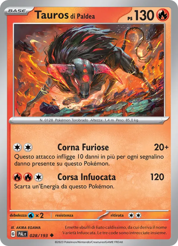 Tauros di Paldea #028