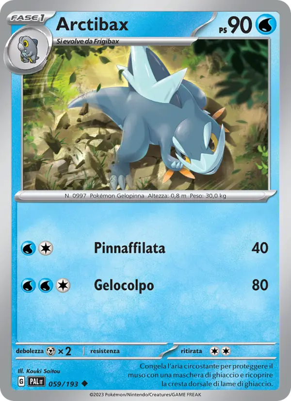 Arctibax #059 — Evoluzioni a Paldea (Reverse Holo)