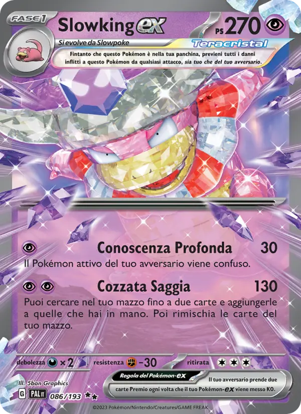Slowking ex #086 — Evoluzioni a Paldea