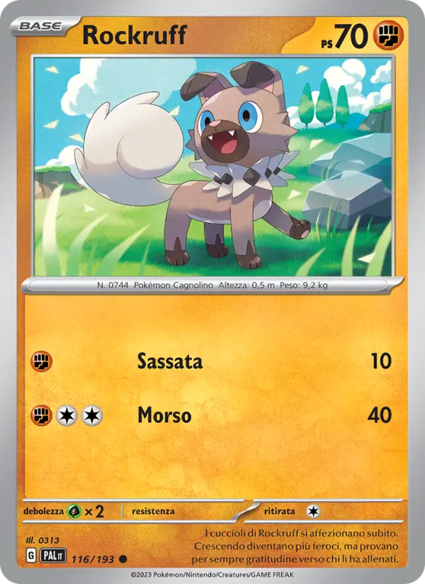 Rockruff #116