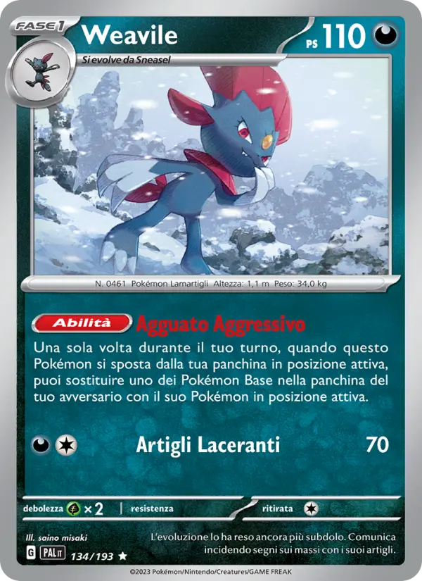 Weavile #134