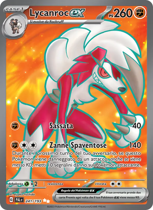 Lycanroc ex #241 — Evoluzioni a Paldea