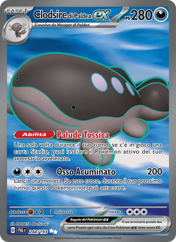 Clodsire di Paldea ex #244