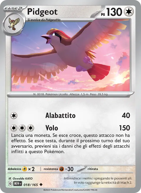 Pidgeot #018