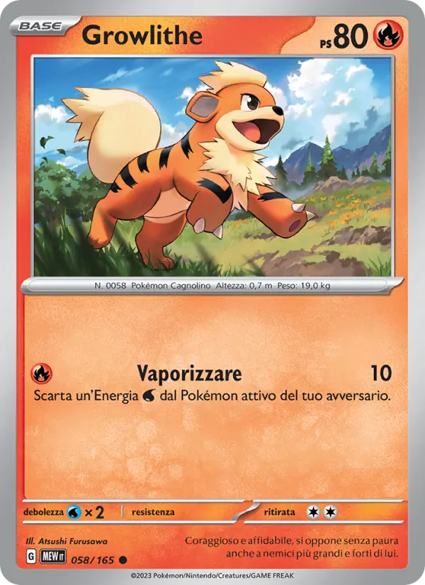 Growlithe #058