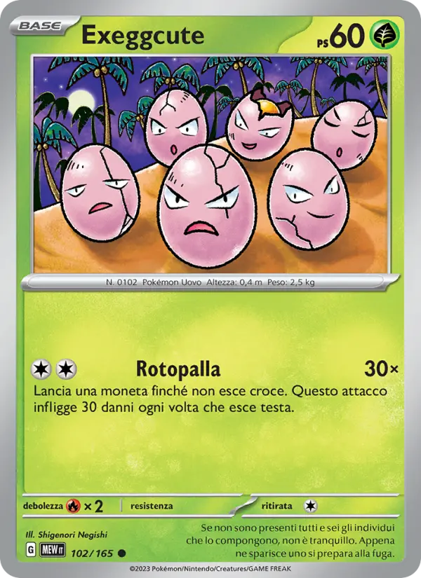 Exeggcute #102