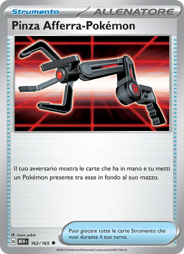 Pinza Afferra-Pokémon #162