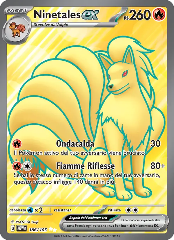 Ninetales ex #186