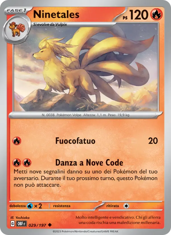 Ninetales #029 — Ossidiana Infuocata