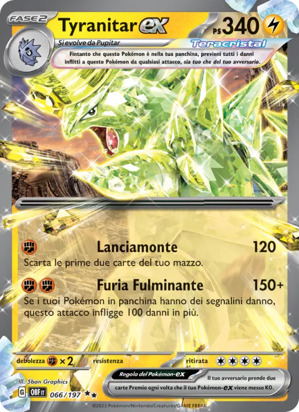 Tyranitar ex #066