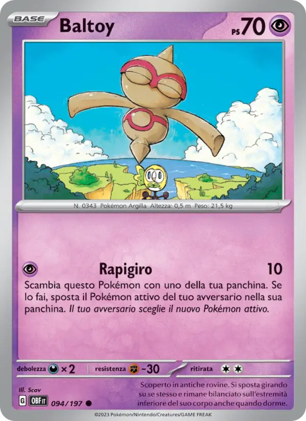 Baltoy #094 — Ossidiana Infuocata