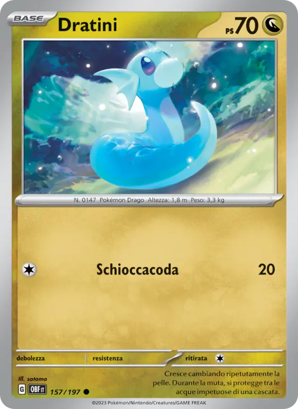 Dratini #157 — Ossidiana Infuocata