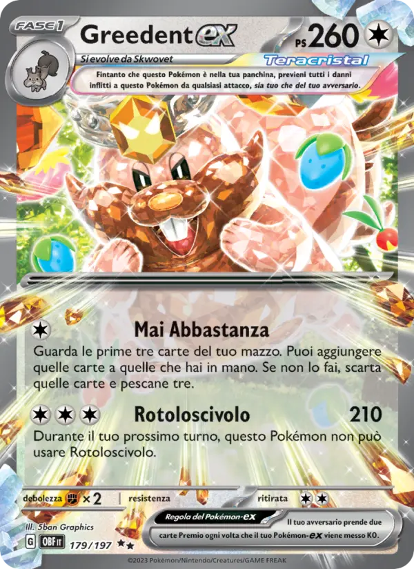 Greedent ex #179 — Ossidiana Infuocata