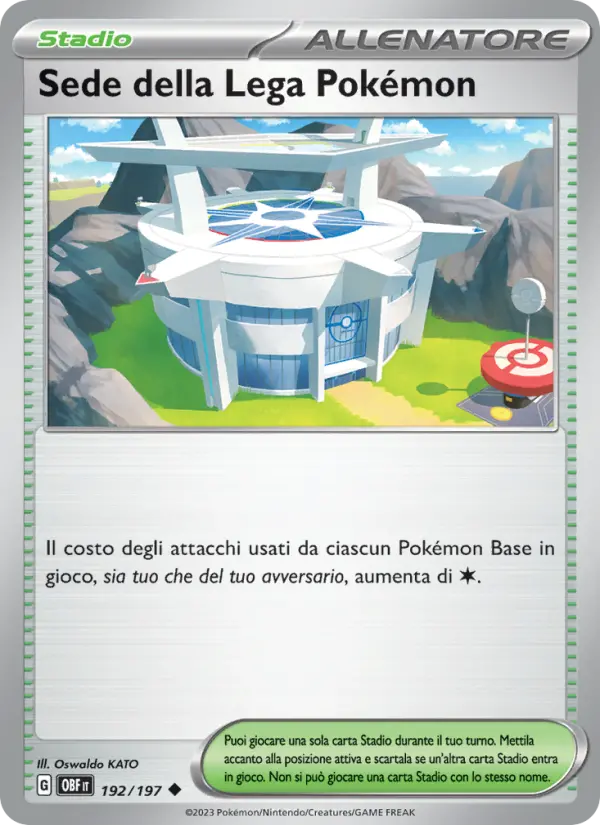 Sede della Lega Pokémon #192 — Ossidiana Infuocata