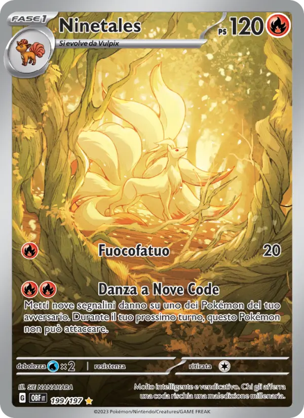 Ninetales #199 — Ossidiana Infuocata