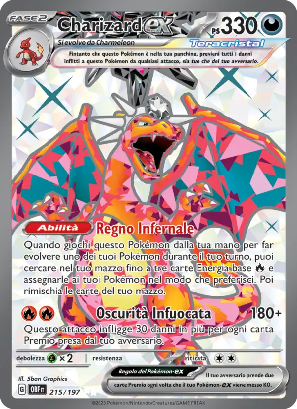 Charizard ex #215