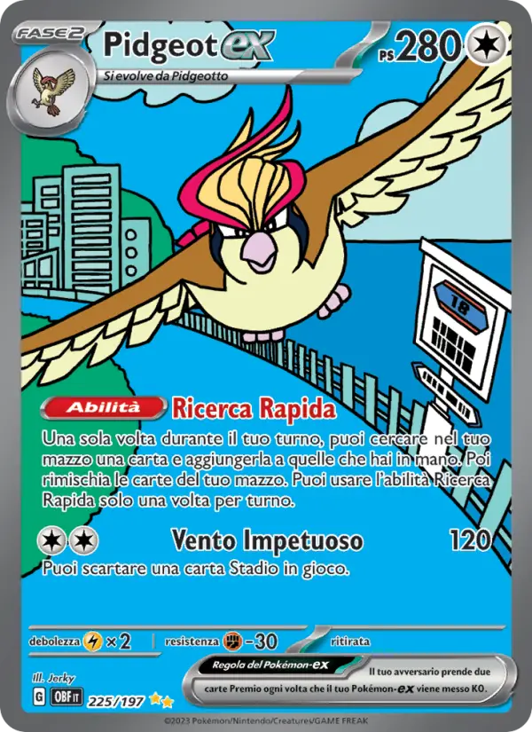 Pidgeot ex #225