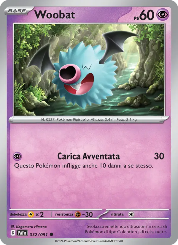 Woobat #032 — Destino di Paldea