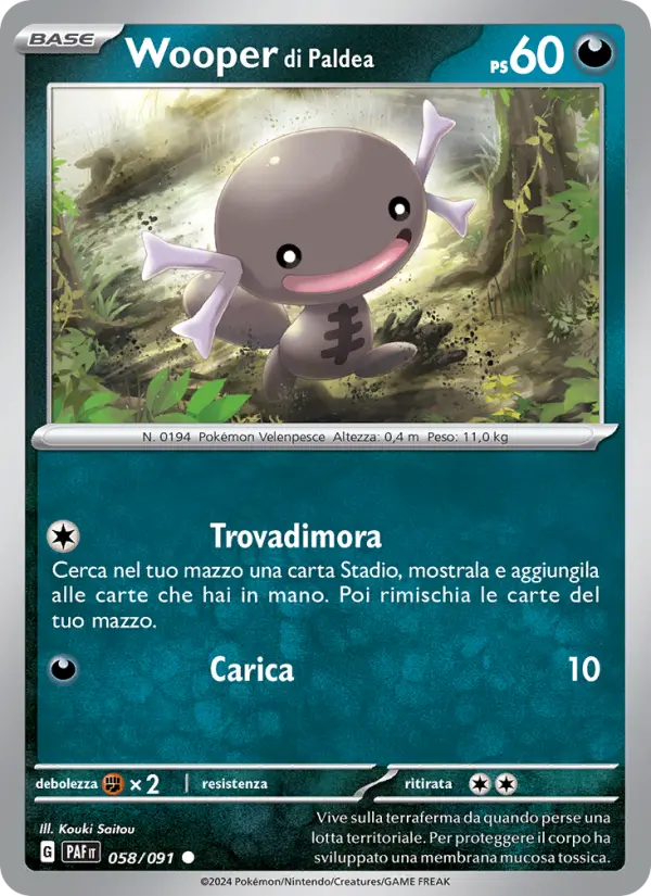 Wooper di Paldea #058