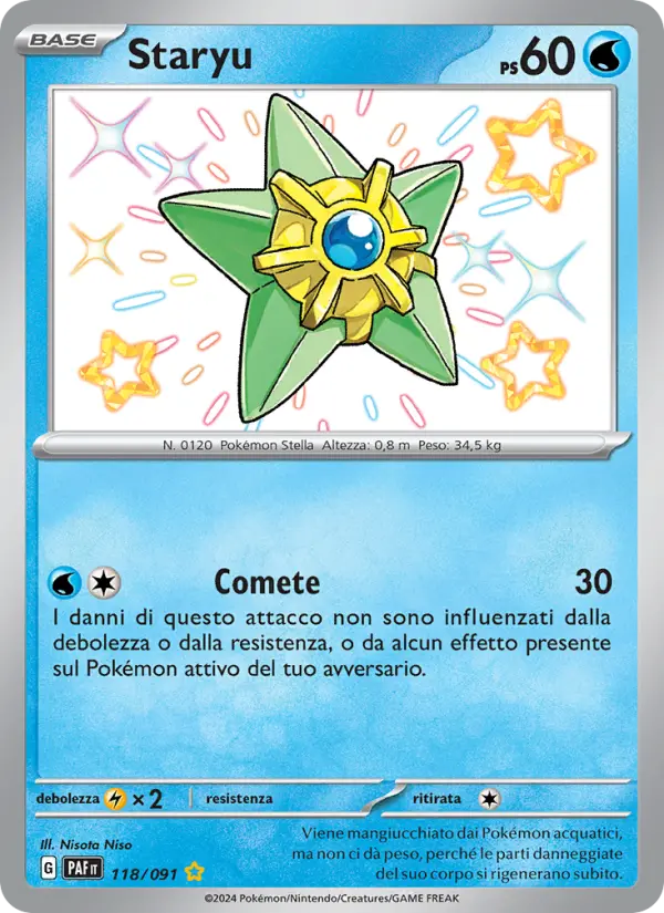 Staryu #118 — Destino di Paldea
